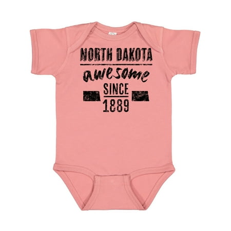 

Inktastic North Dakota Awesome Since 1889 Gift Baby Boy or Baby Girl Bodysuit