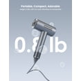 thumbnail image 5 of Ionic Hair Dryer, OEIKPFN High Speed Blow Dryer with Diffuser & 110,000 RPM Brushless Motor for Fast Drying, Gray, 5 of 12