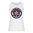 thumbnail image 3 of WREESH Patriotic Summer T-Shirts Men's Fashion Graphic Tank Top Crew Neck Perfect for Workouts White, 3 of 4