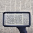 thumbnail image 5 of Lupa rectangular de mano, lupa con luz LED, lupa de lectura 2X para personas mayores, baja visión, degeneración macular, 5 of 5