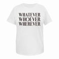 thumbnail image 1 of Playera George para Dama, con Estampados de Frases Blanco Talla EG, 1 of 4