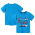 thumbnail image 2 of Nmmacb T-Shirts Garçons Manches Courtes Coton Hauts Tees Tout-Petits Enfants Col Rond T-Shirts Haut pour Enfants Bébé 2-8 Ans, 2 of 9