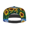 thumbnail image 4 of Fotbe Landscape With Sunflowers Flat Bill Visor Cap Classic Snapback Hat Polyester Foam Trucker Hat Trucker Cap Adjustable Baseball Cap, 4 of 9