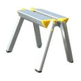 thumbnail image 4 of Escalera plegable ancha para uso doméstico, ligera, fácil de transportar, ideal para oficinas, tiendas, almacenes y fábricas. Amarillo, 4 of 8