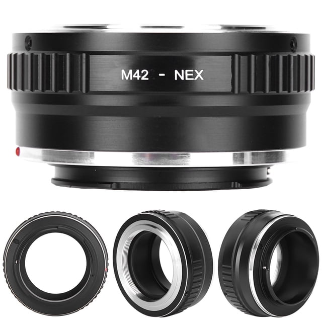 Anillo Adaptador De Montaje De Lente M42 Fikaz M42-NEX Para Lentes De Montura M42 Para Cámara E Mount