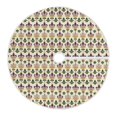 thumbnail image 6 of Yayeee Christmas Tree Skirt 35 inches for Xmas Tree Holiday Party Decoration, Beige Floral Pattern, 6 of 6