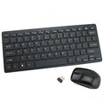thumbnail image 1 of Inteprter Teclado y ratón silencioso óptico inalámbrico de 2,4 GHz Seta Mini Multimedia juego de ratón de teclado de tamaño completo para Notebook Computadoras y accesorios negro, 1 of 1