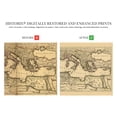 thumbnail image 3 of HISTORIX 1680 Mediterranean Sea Vintage Map Poster Wall Art Print, 18 x 24 Inch, 3 of 8