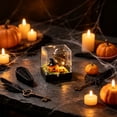 thumbnail image 4 of Gqtwoy Natural Crystal Halloween Ornament Resin Ghost Head Decoration, Festive Halloween Decor, Miniature Tabletop Accessory, Fall Party Decoration, Lightweight Halloween Figurine, 4 of 6