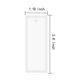 thumbnail image 2 of 2024 High Quality 6pcs 3.7 Inch Rectangle Silicone Bookmark Mold Craft Transparent, 2 of 3