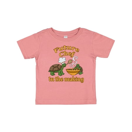

Inktastic Future Chef In the Making with Cute Turtles Boys or Girls Baby T-Shirt