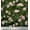 Dark Olive Green, variant on Soimoi Black Cotton Duck Fabric Leaves & Peony Floral Printed Fabric 1 Yard 42 Inch Wide