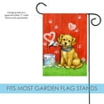 thumbnail image 3 of Toland Home Garden Painter Puppy Garden Flag, 3 of 5