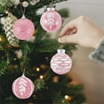 thumbnail image 4 of Hvmvliv Christmas Ornaments 9Pc 3.12inch Pink Electroplated Painted Christmas Tree Ornaments Shatterproof Hanging Balls for Xmas Party Decoration Decorative Balls Ornaments Pink, 4 of 6