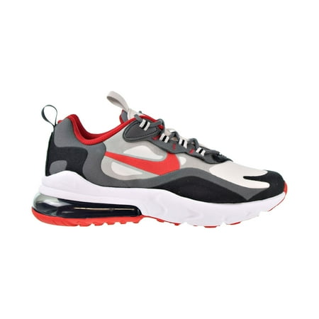 Nike Air Max 270 React Big Kids' Shoes Black-University Red-Iron Grey bq0103-013