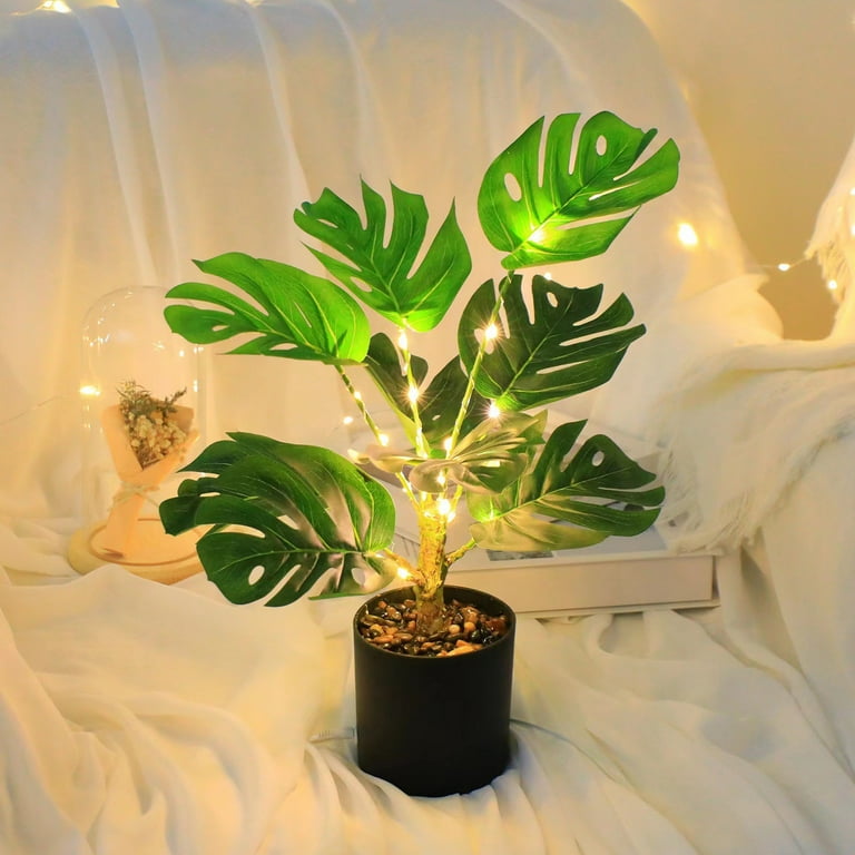 ZToonmas Led Artificial Plant Monstera Tree Night Light Tree Holiday Lights  Led Twig Lights Simulation Plant Led Night Light Usb Potted Plant Lights  Simulation Plant Potted Plant Lights - Walmart.com