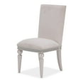 thumbnail image 2 of Michael Amini Glimmering Heights 19.75" Wood Dining Side Chair Ivory (Set of 2), 2 of 5
