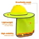 thumbnail image 2 of Sombrero protector solar de ala completa para el día a día con rayas reflectantes, 2 of 7