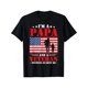 thumbnail image 1 of VIntage American I'm A Papa And Veteran Nothing Scares Me Theme Men's T - Shirt, 100% Cotton, Gift for Father, S - XXXL, Black, 1 of 3