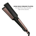 thumbnail image 2 of InfinitiPRO by Conair Rose Gold Titanium Ceramic Flat Iron, 1.75" CS812NN, 2 of 10