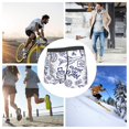 thumbnail image 4 of Pofeuu World Travel2 Print Men’s Boxer Briefs, Moisture-Wicking Underwear, Regular,Trunk-X-Large, 4 of 5