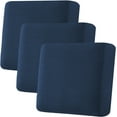 thumbnail image 1 of Juego de fundas de sofá superelásticas para asientos individuales Tela de sarga texturizada jacquard gruesa (fundas de cojines de sofá de 3 piezas, gris)Navy3 Cojín XL, 1 of 5