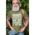 thumbnail image 5 of Mens Grandpa Tee Funny Grandpa Tee Grandpa May Nap Shirt Funny Grandfather Gifts Fathers Day Tee (Medium Grey), 5 of 6