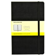 Classic Hard Cover Notebooks black, 5 in. x 8 1/4 in., 240 pages, squared (pack of 2)