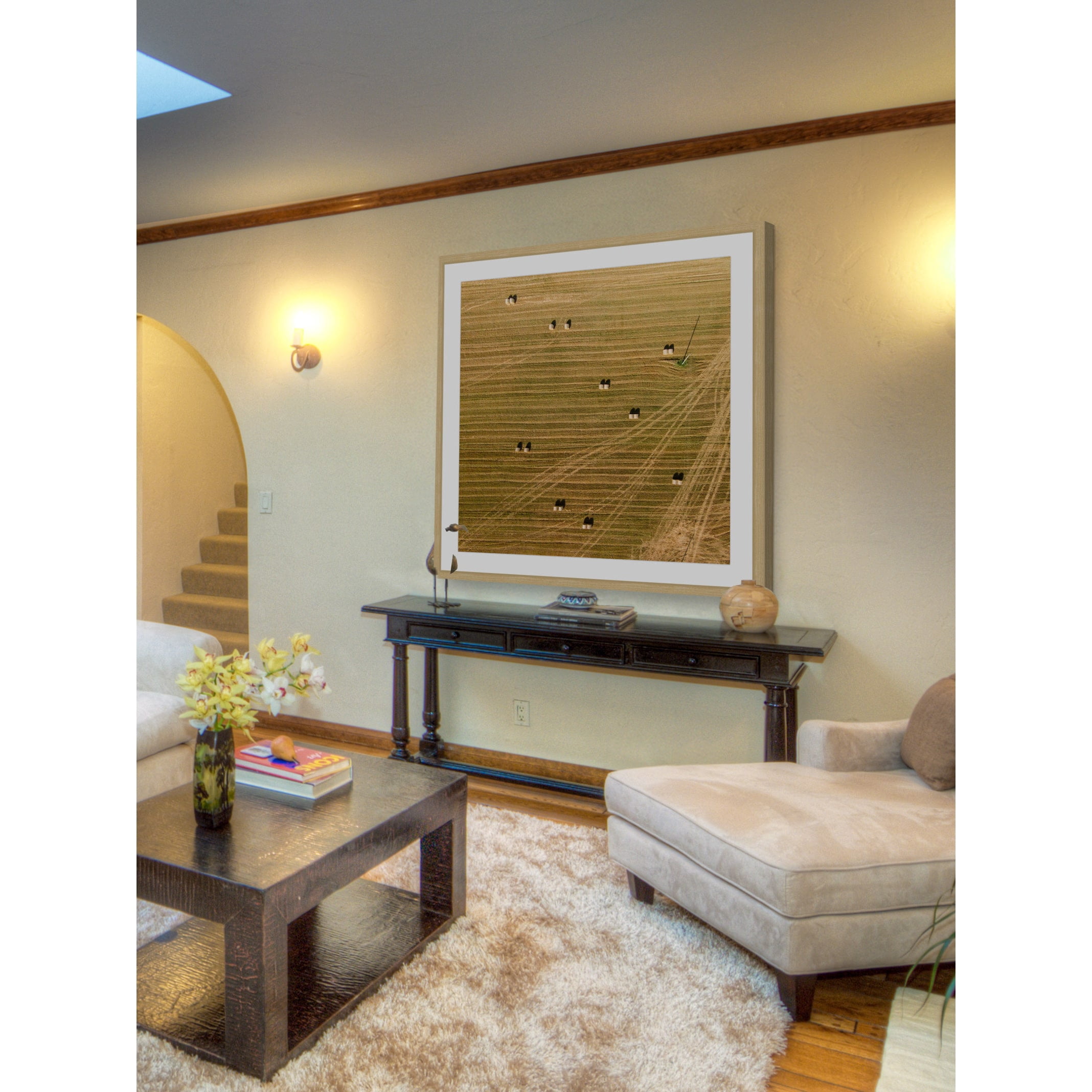 Marmont Hill "Tractor Trails" by Karolis Janulis Framed Painting Print