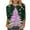 Pink, variant on YABCSAZ Ugly Christmas Sweater for Women Christmas Sweatshirt 3/4 Sleeve Crewneck Oversize T Shirts Xmas Graphic Print Tops Casual Loose Warm pullover Sweatshirts Fall Trendy Outfits