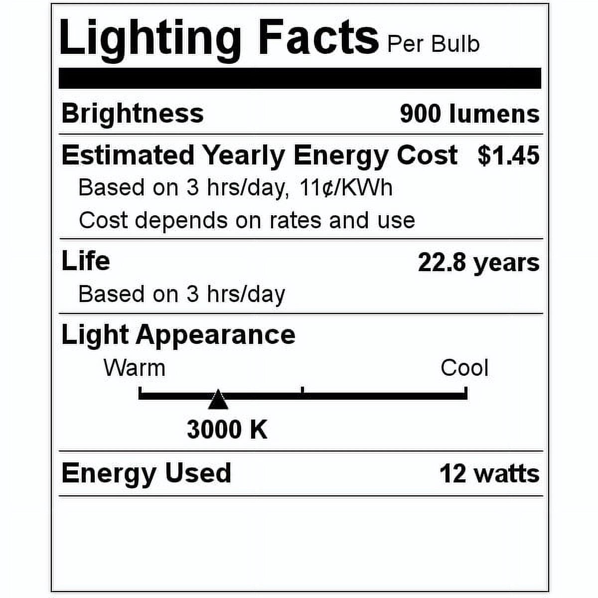(case of 6) GE 84380 LED PAR30 Flood Light Bulb,  LED Directional Lamp, White, 3000K, 900 series, Dimmable, 12 watt 900 lumens LED light bulb, LED12DP30RW93040