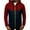 Red#1, variant on Momasggi Mens Full Zip Hoodies Lightweight Quilted Hooded Sweatshirts Loose Comfy Long Sleeve Hoodie Fall Winter Warm Outdoor Athletic Running Jackets with Pockets Blue 2XL
