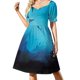 thumbnail image 1 of Vestido de manga corta con tiburón submarino y buzo vestidos para mujer 2025 Ropa de mujer Traje de verano para mujer Vestido de noche Vestido, 1 of 7