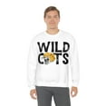 thumbnail image 3 of Vintage Wildcats Mascot Sweatshirt Wild Cat Fan Long Sleeve Shirt White Medium, 3 of 10