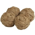 thumbnail image 5 of DecMode Brown 4" Handmade Decorative Ball Jute Rope Orbs & Vase Filler (4 Count), 5 of 7