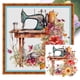 thumbnail image 1 of Kit Punto Cruz para Máquina Coser Hilo Algodón Ecológico Bordado 14CT 40x40cm, 1 of 9