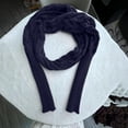 thumbnail image 4 of Soki Knitted Cable Wrap Shawl with Sleeves, Multifunctional Scarf, 4 of 4