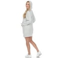 white hoodie dress