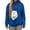Blue, variant on Women Sweatshirt With Dog Pouch Quarter Zip Dog Carrier Sweatshirt Casual Long Sleeve Oversized Pocket Pullover Shirt for Women Winter Clothes