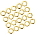 thumbnail image 2 of Masteelf 80pcs Curtain Grommets Curtain Eyelet Rings Nanoscale Low Noise Roman Ring Window Curtain Accessories for Bedroom Bathroom ( Golden ), 2 of 10