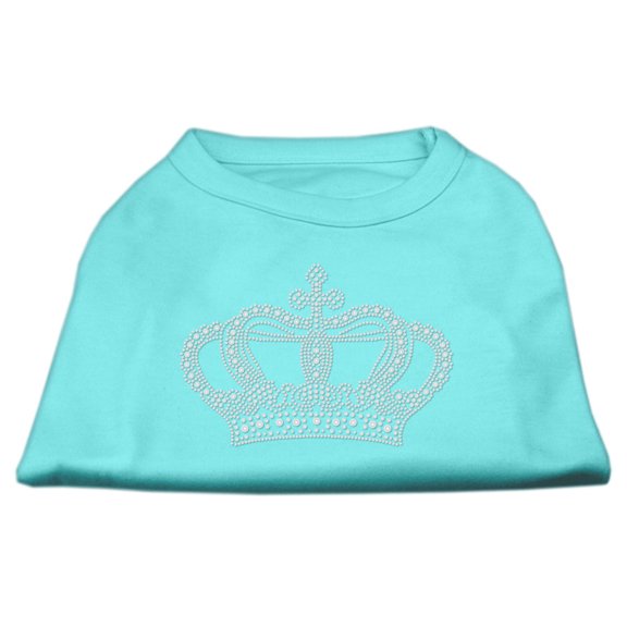 Rhinestone Crown Shirts Aqua XS (8)