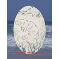 thumbnail image 4 of Oval Manatee Etched Window Decal Vinyl Glass Cling - 21" x 33" - White with Clear Design Elements, 4 of 9