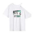 thumbnail image 1 of Camiseta para mujer, ropa de calle, camiseta ligera con cuello redondo para caminar, vacaciones, mujer SG, 1 of 7