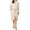 Beige Cheetah, variant on Premium Womens Plush Robe, Super Soft Fuzzy Bathrobe, Cozy Spa Robe with Pockets for Women, S/M, Beige Cheetah