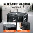 thumbnail image 6 of VEVOR Insulated Food Pan Carrier, 36Qt Capacity, Stackable Catering Hot Box with 3 Stainless Steel Pans,Top Load LLDPE Food Warmer with Elastic Side Handles and Buckles, 6 of 9