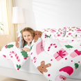 thumbnail image 4 of Homewish Kids Children Santa Claus Bedding Comforter Set 2pcs,Xmas Gingerbread Man Twin Comforter Sets Microfiber,Merry Christmas Breathable Bedding Set,Luxury Bedroom Decor,Reversible, 4 of 8