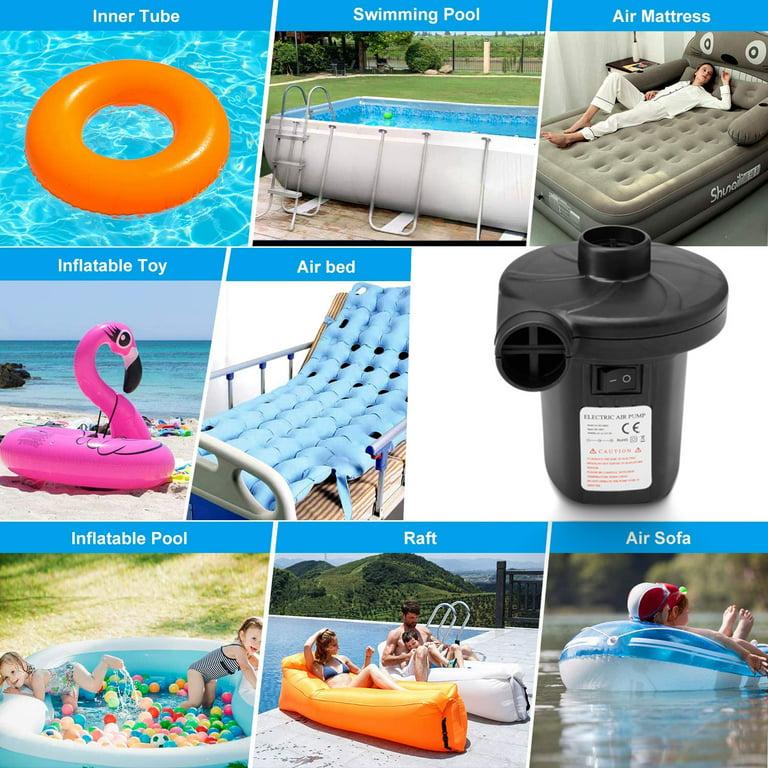 FC CE RoHS Approved Portable Electric Air Pump for Air Mattress
