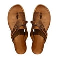 thumbnail image 2 of 2026 ! Clothes under $5 asdoklhq Slippers for Women Indoor and Outdoor,Low-heel European and American Flip Flops Women's Sandals and Women's Shoes, 2 of 2