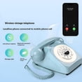 thumbnail image 2 of GJX 2026 New Retro Bluetooth Landline Phone-Cordless Vintage Home Phone with Speakerphone,Easy Setup for Elderly&Home Office,Classic Style for House&Desk for Home,Office,Desk,Hotel,Decor（Black）, 2 of 7