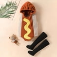 thumbnail image 2 of Baby Hot Dog 𝐂ostume, Toddler Hooded Jumpsuit for Baby Dress Up 𝐂ostume Party, 2 of 9